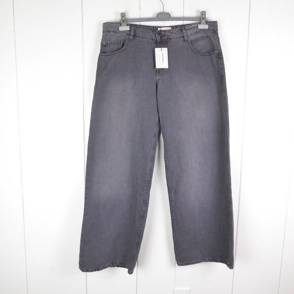 Motel Rocks Denim Jeans Womens SZ 32/32 Roomy Low Rise Baggy Retro 90's Y2K - Picture 1 of 15